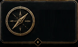 Gold compass